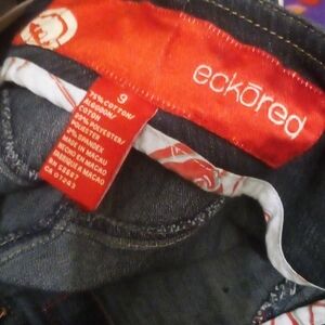 nwt Ecko Red Denim Jeans skirt 9